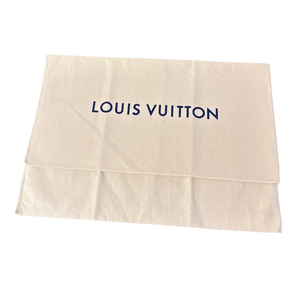Louis Vuitton Dust Bag Cream Cotton Medium Size 10.5"x14.5" Protective Bag Pouch
